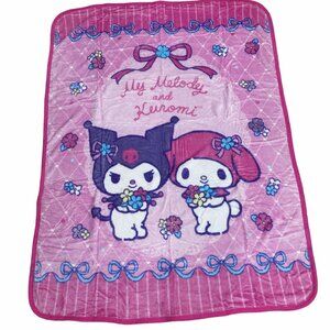 TT My Melody and Kuromi Soft Plush 40x50" Throw Blanket